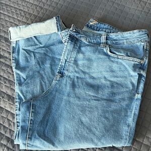 Seven7 Women's Casual Blue Boyfriend Jeans